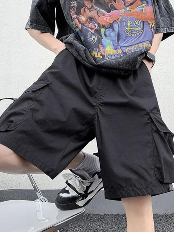 

Мужские летние тонкие повседневные спортивные шорты-боксеры American Sle Workwear, модные пляжные шорты-бермуды от трендового бренда