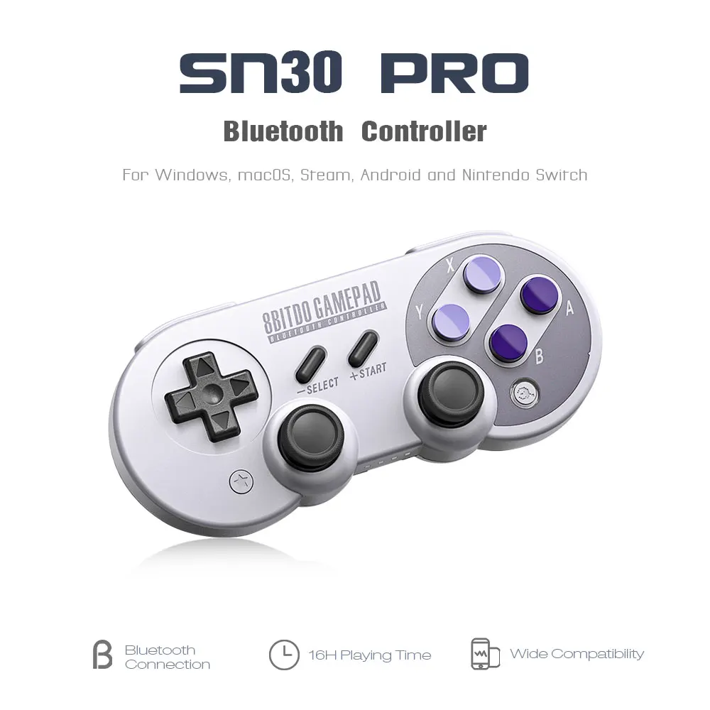 8BitDo SF30 Pro SN30 Pro Spielcontroller Kabelloser Bluetooth-Gamepad-Joystick für Windows Android MacOS Nintendo Switch NS2 Steam – Detail 34