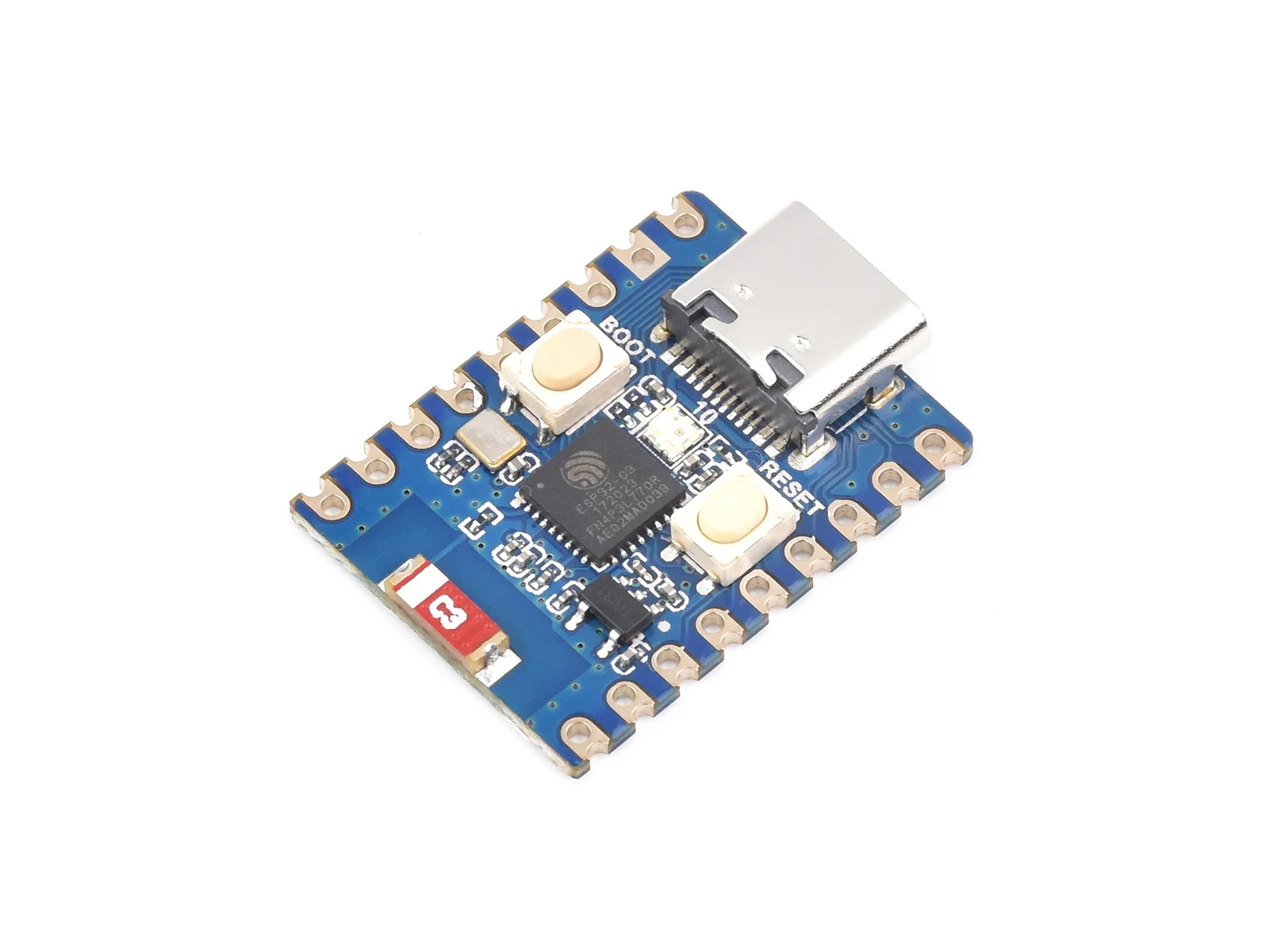 ESP32-C3 Mini Development Board, Based On ESP32-C3FN4 Single-Core Processor, 160MHz Running Frequency, 2.4GHz Wi-Fi/Bluetooth 5