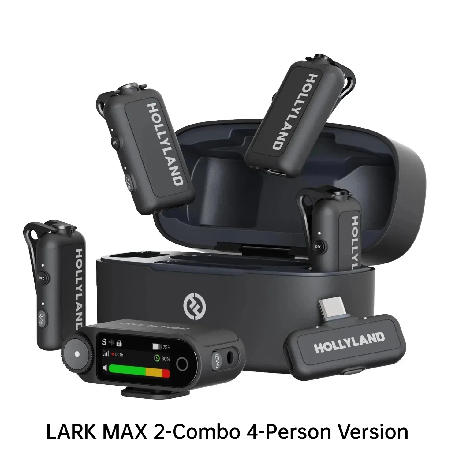 Hollyland Lark Max 2 Wireless Lavalier Microphone 100M Wireless