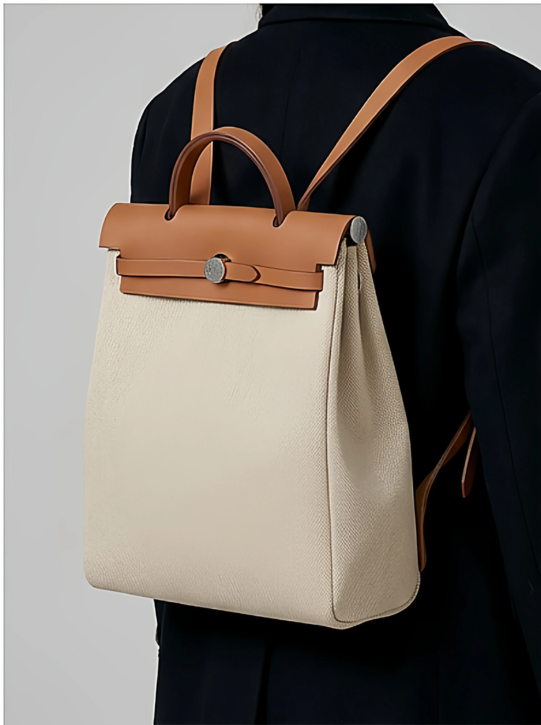 herbag3-oulder-strap-conversion-double-oulder-strap-bag-bule-leather-insert-inner-bag-medium-size-faion-accory