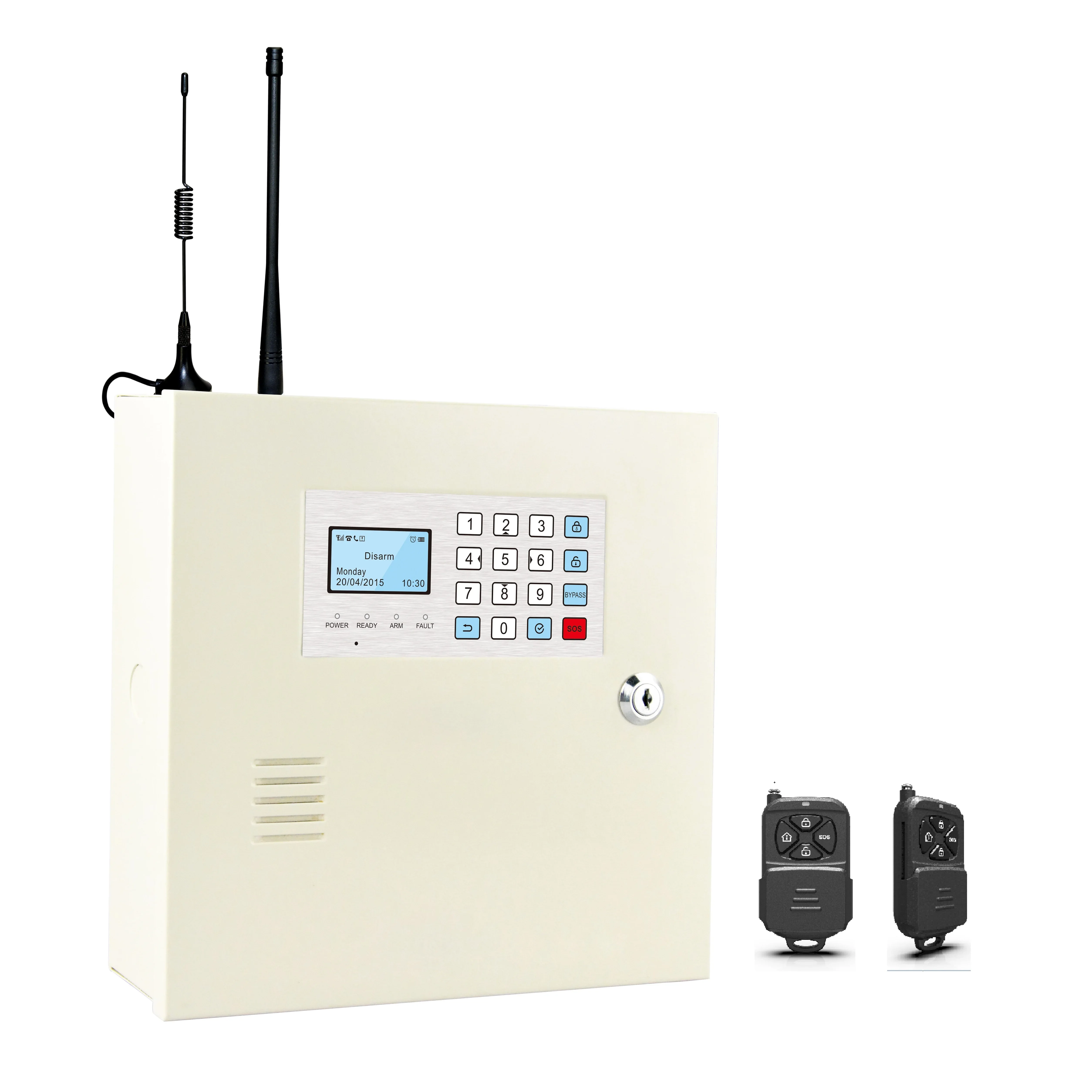 Hot Sale HEYI Industrial Engineering Wired Wireless 2G 4G LAN PSTN Alarm Panel For Perimeter Fire Intrusion Intruder System