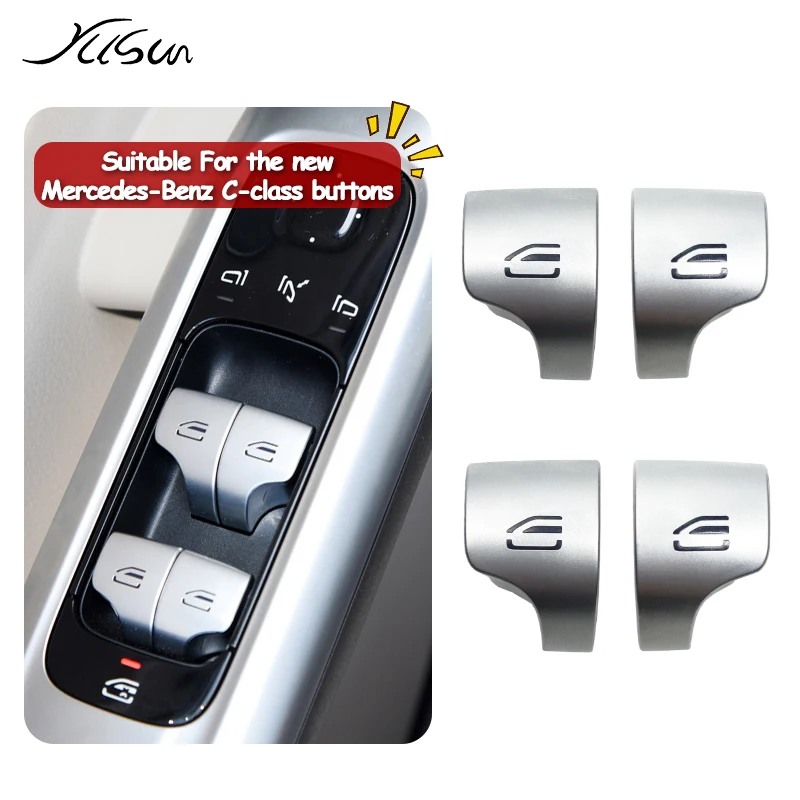 Car Master Window Switch Repair Button Caps Cover Lift Control For Mercedes Benz E C GLC Class Coupe W206 W254 W214