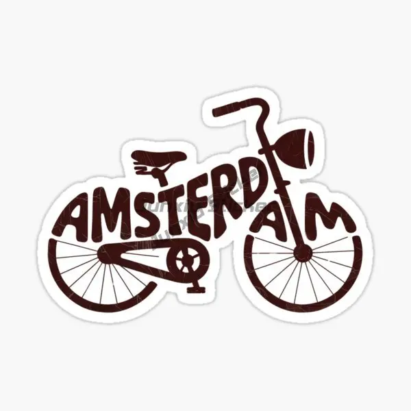 

Amsterdam Flag PVC Car Stickers for Car Van Bicycle Motorcycle Decoration Accessories Decal