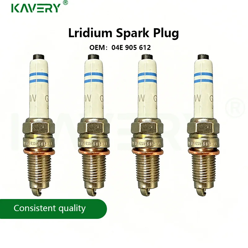 

For 4PC 04e905612 Spark Plug For A1 A3 Q3 Skota Seat Beetle Golf MK7 Jetta Polo Eos 04E 905 612 04E905612 0241145515
