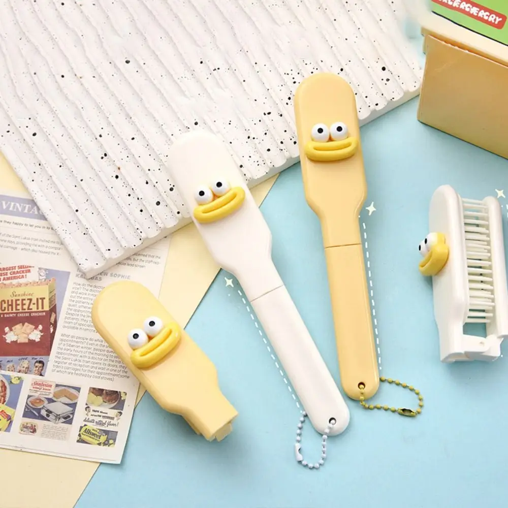 

Cute Big Mouth Folding Comb Small Comb Cartoon Mini Hairdressing Comb Portable Funny Scalp Massage Comb Girls