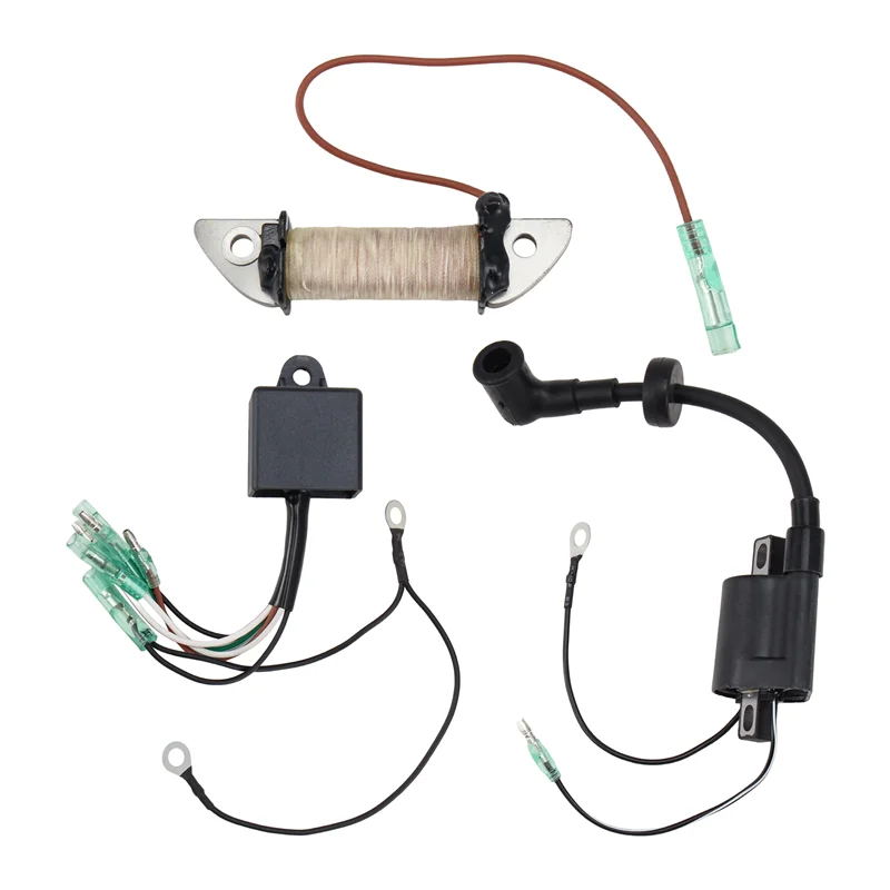 

High Voltage Outboard Ignition System Package Charging Coil Set For 2 Stroke 6E0-85570-00 6L5-85540-M0-00 6E0-85520-70