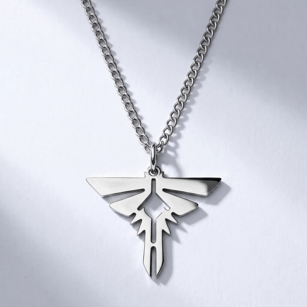 Collar de titanio de la serie Final Survivor, colgante de acero inoxidable, regalo, accesorios de juego, accesorios periféricos, ¡novedad en oferta!