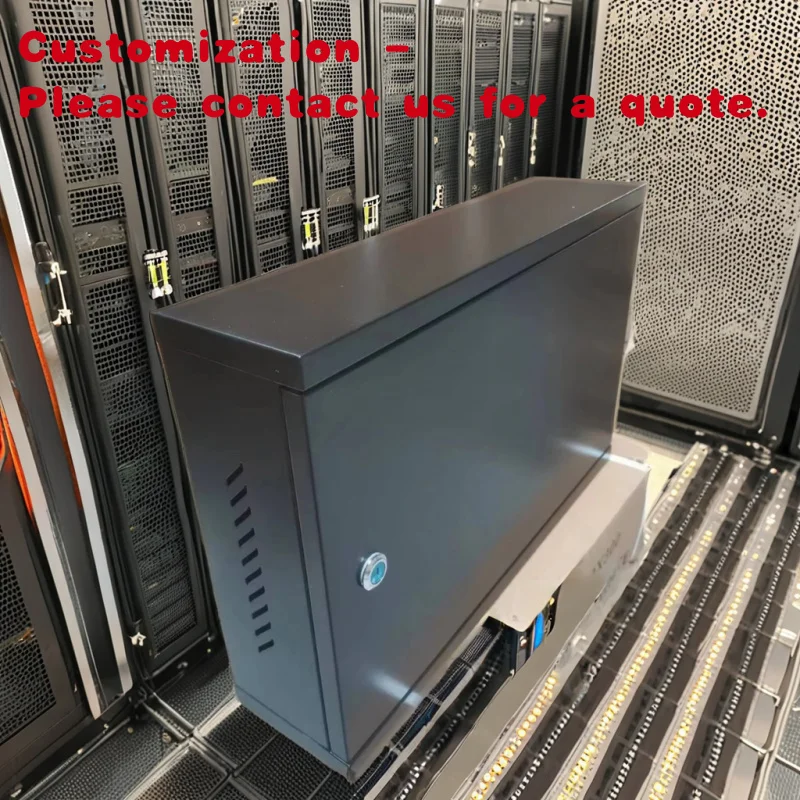 

custom.CE RoHS ISO 19 Inch SPCC 2U Wall-Mount Server Rack Custom Size Internet Cabinet with Glass Door Home Use