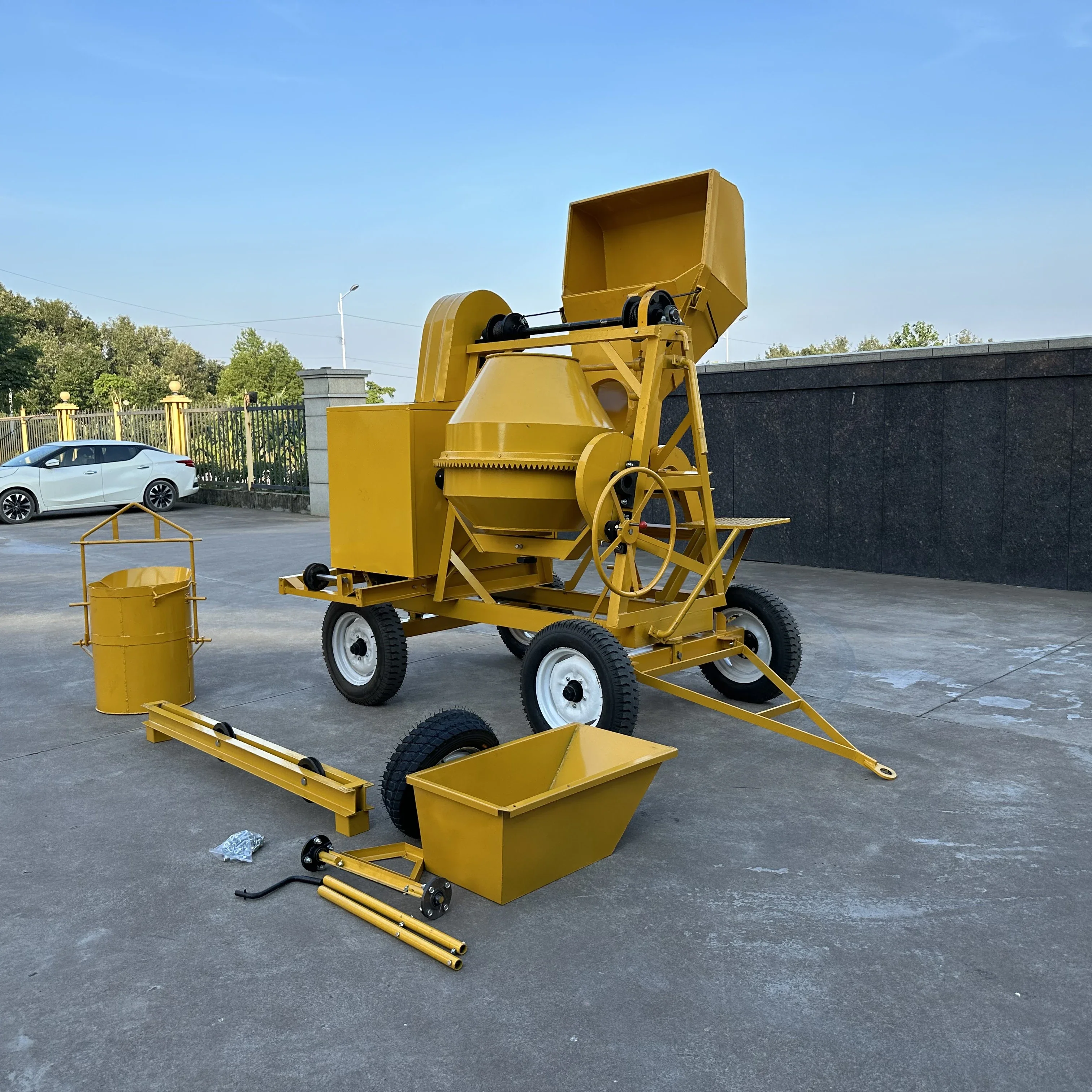 

new Gasoline 500L 700L Small Concrete Mixer Machines Diesel Factory Direct Sales