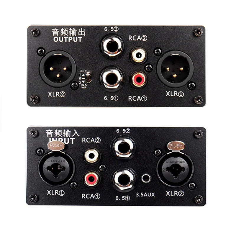 AW-PRO X4 Audio Isolator Audio Noise Isolator 6.5Mm 3.5Mm XLR RCA Audio Noise Isolator, Current Acoustic Filter Ground Filter