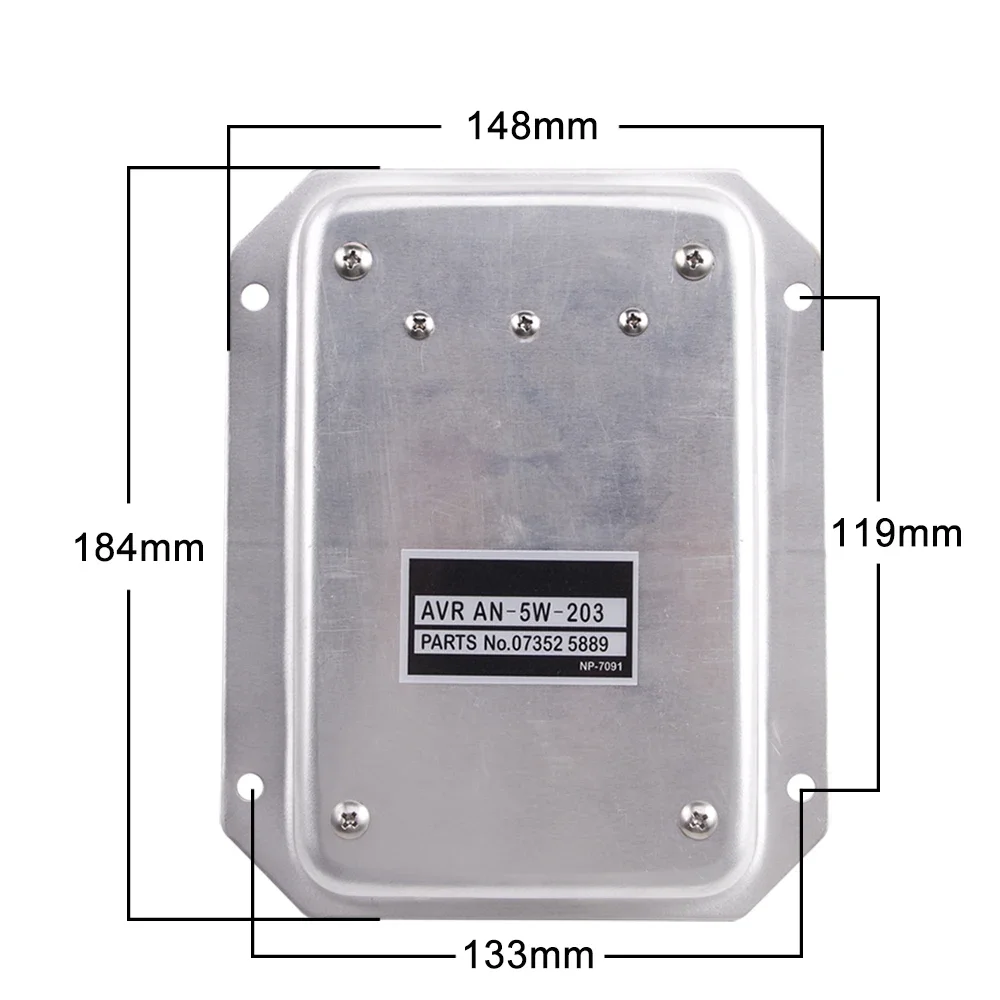 Imagem -02 - Regulador de Tensão Automático e Módulo de Controle Estabilizador Japão Denyo Gerador Peças Compatíveis para Original An5203 An-5w-203 Avr