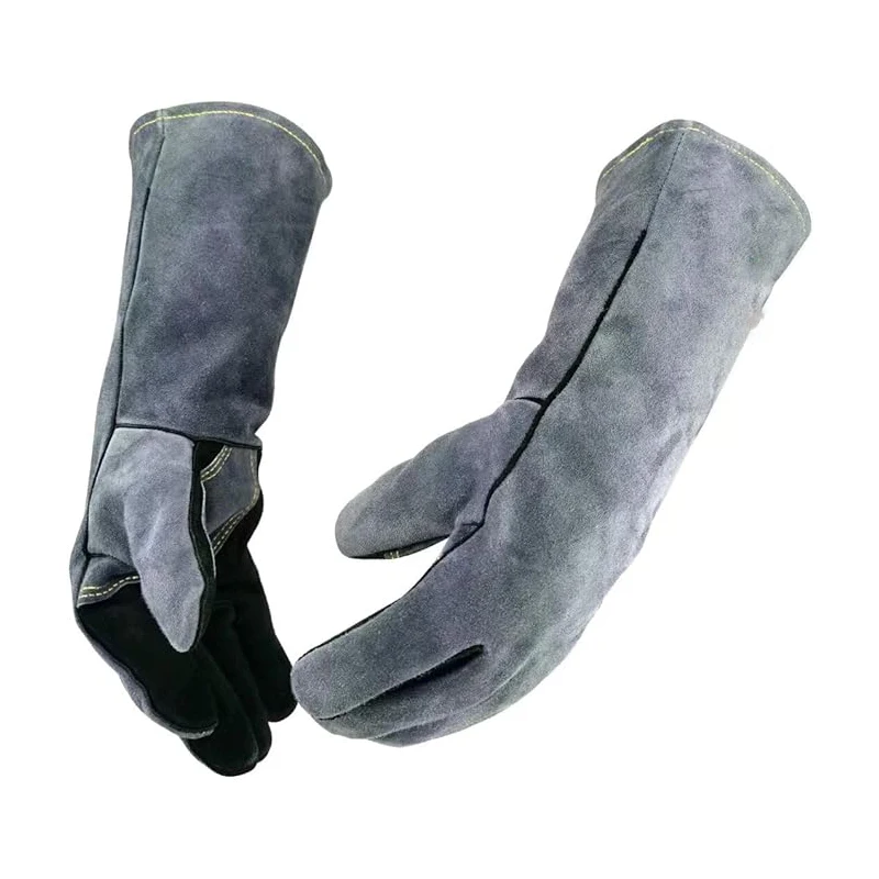 Guantes de soldadura Tig/Mig, guantes para soldar, guantes para soldar, guantes para horno de barbacoa, mitones con aislamiento térmico