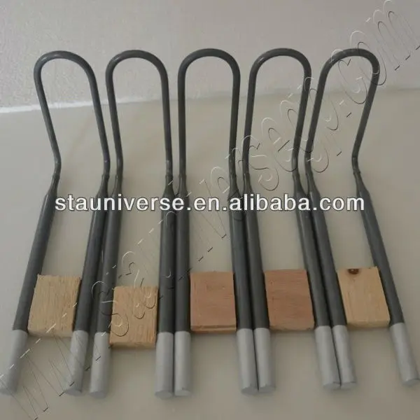 STA L Shape Molybdenum Disilicide Heater MoSi2 Heater with 220-380V for HighTemperature Furnace Applications