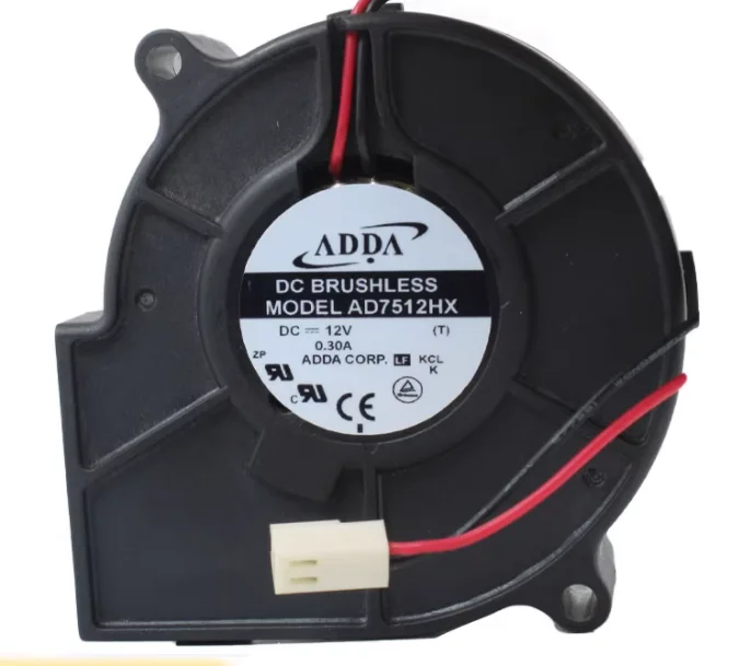 

Вентилятор охлаждения сервера ADDA AD7512HX DC 12V 0.30A, 2-проводной