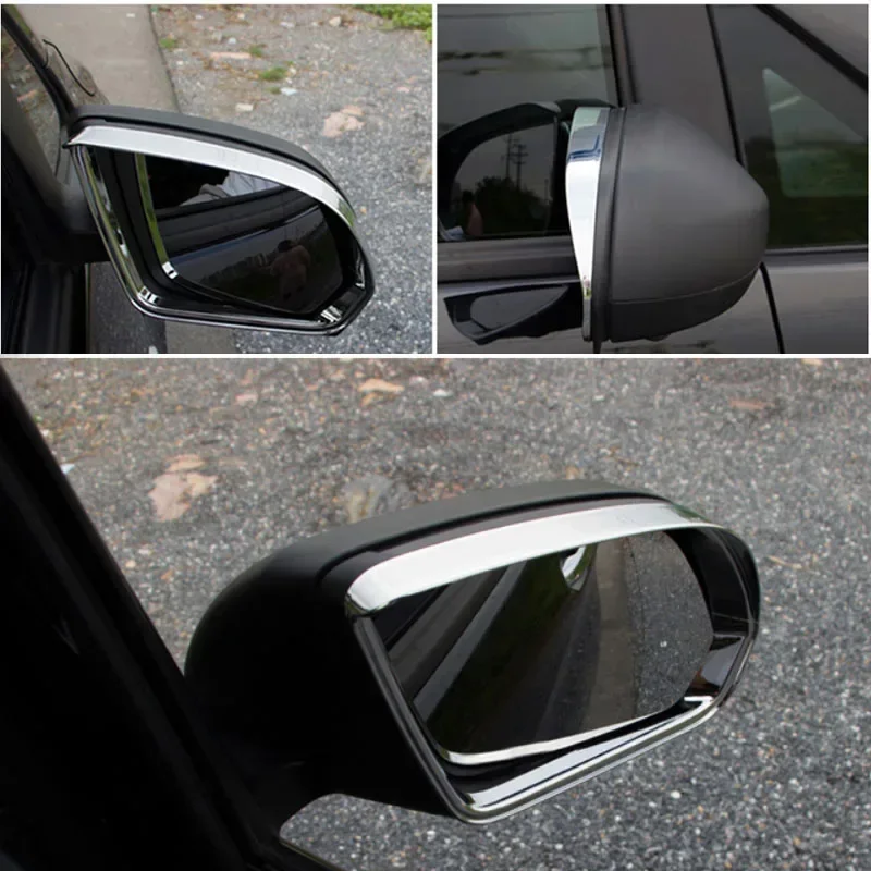 

For Mercedes-Benz Vito W447 V250 2016 2017 2018 V class EQV ABS Chrome Car Rearview Mirror Rainproof Cover Eyebrows Frame Trim