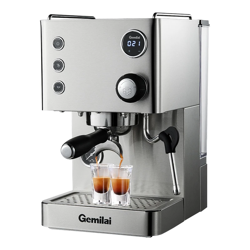 Gemilai G3007Z Private Label with Dual Boiler Pump Multifunctional Professional Electrical  Espresso Coffee Machine