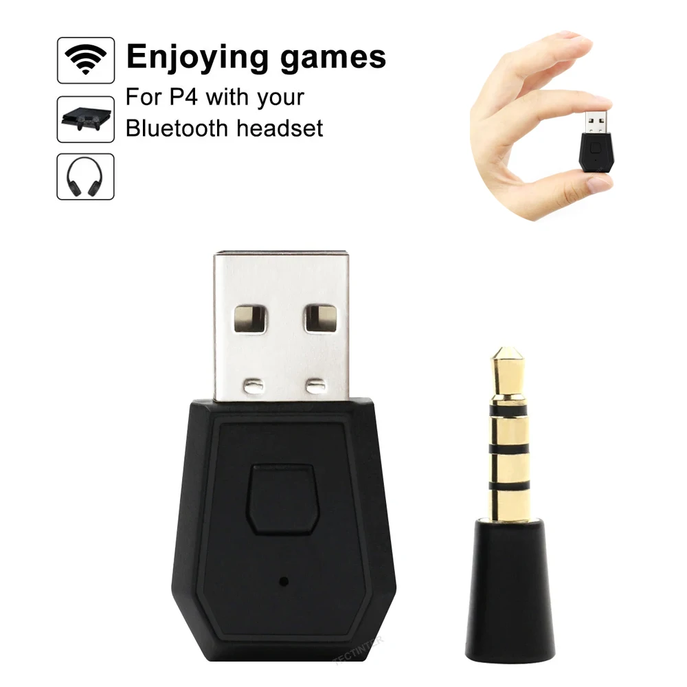 USB Wireless Adapter Receiver For PS4 Controller Console For Playstation 4 Gamepad  Bluetooth Headsets Gaming Accessories