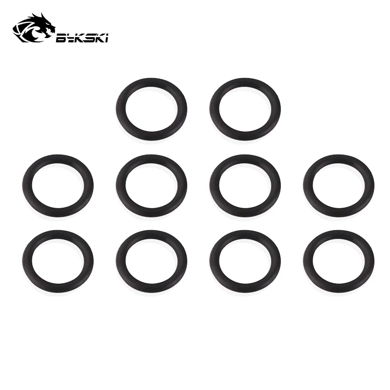 BYKSKI 12mm 14mm 16mm G'1/4 Fitting Rubber Band Ring Accessories Ring Sealing Ring 10pcs