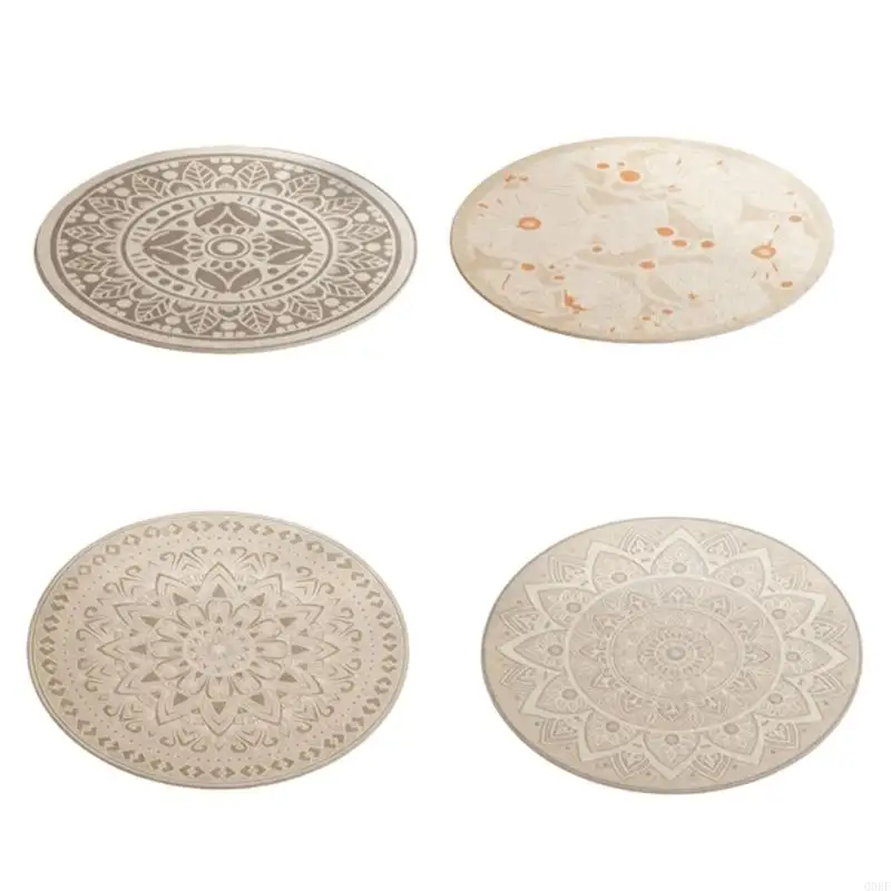 

Утолщенные круглые напольные коврики для зимнего внутреннего тепла и простоты обслуживания