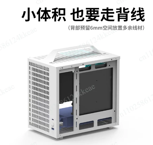 U35 Chassis ITX Portable Side Through Desktop Computer SFX Power Mini Chassis Non-C24
