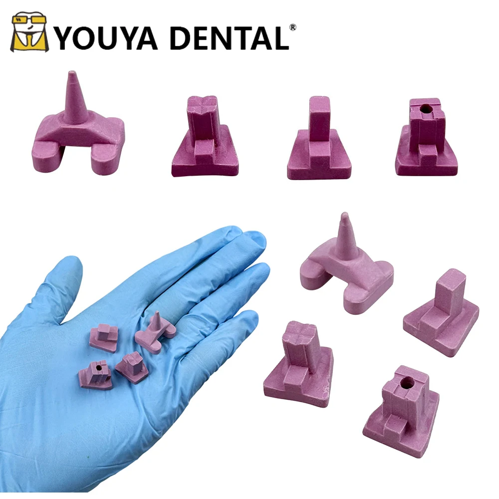 

10pcs Dental Ceramic Firing Tray Burning Rack 4 styles Dental Lab for Single Porcelain Crown Oven Tray Ceramist Tool