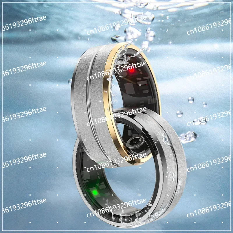 Popular Smart Ring Smartring Blood Oxygen Heart Rate Healthy Men and Women Black Technology Waterproof Bluetooth Ring