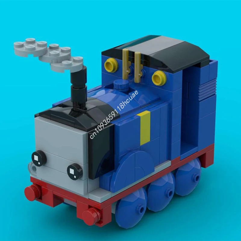 

169 шт. MOC Thomas the Tank Engine Brickheadz модель строительные блоки кирпич детские игрушки «сделай сам» архитектура рождественские подарки