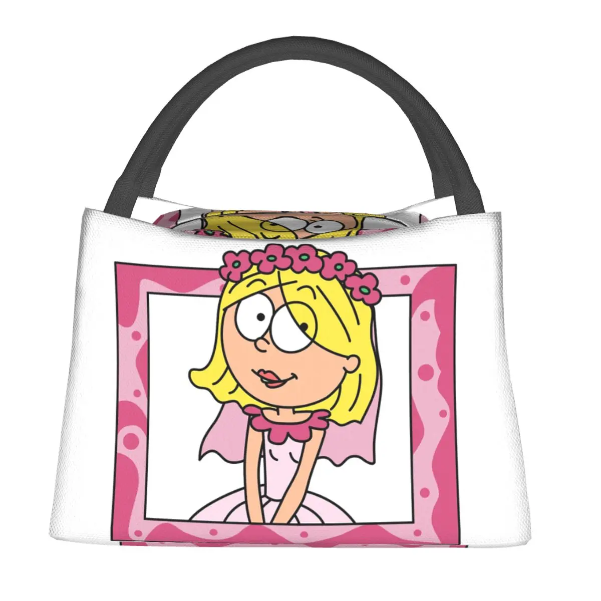 Lizzie Mcguire Lunch Bags Insulated Bento Box Waterproof Lunch Tote Picnic Bags Cooler Thermal Bag for Woman Kids Travel