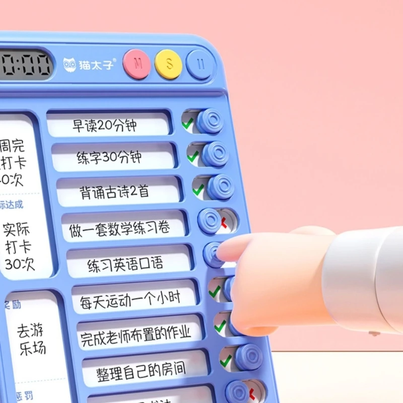 Portable Chores Chart for Kid, To Do List, Checklist Task Board, Daily Weekly Planning, My Chores Behavior Reward Chart