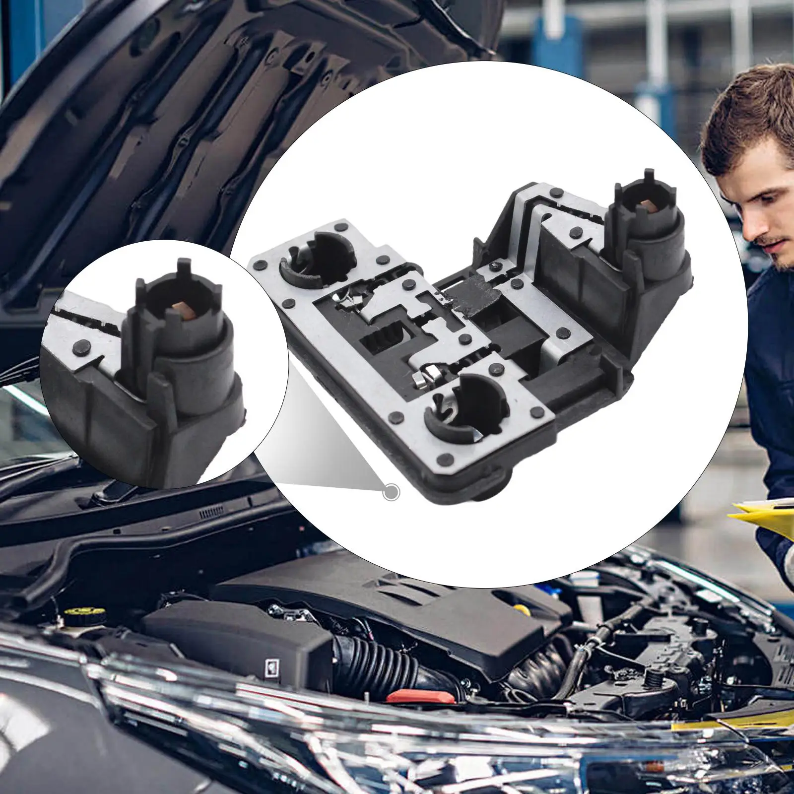 

Easy Install Rear Inner Tail Light Bulb Holder Lamp Base Carrier for Audi A4 B8 Saloon 2008-2012