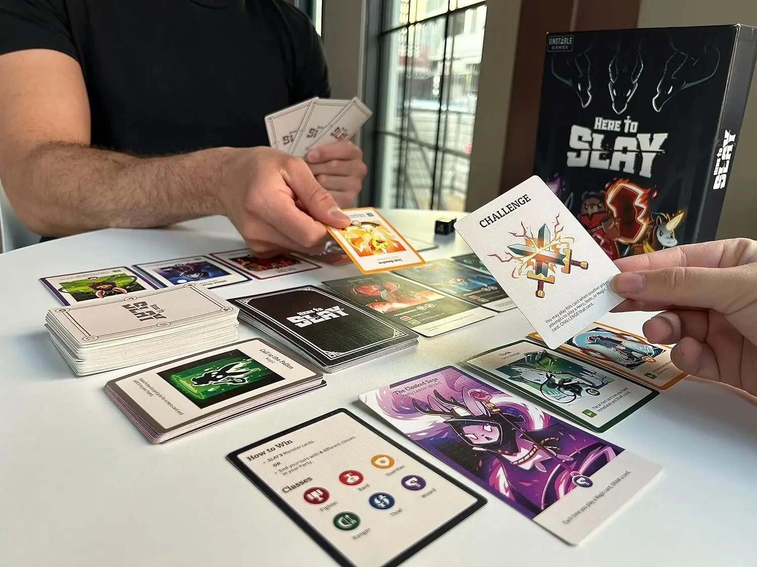 Here To Slay: A Brutal & Adorable Adventure Board Game for 2-6 Players Perfect for Family Game Night!