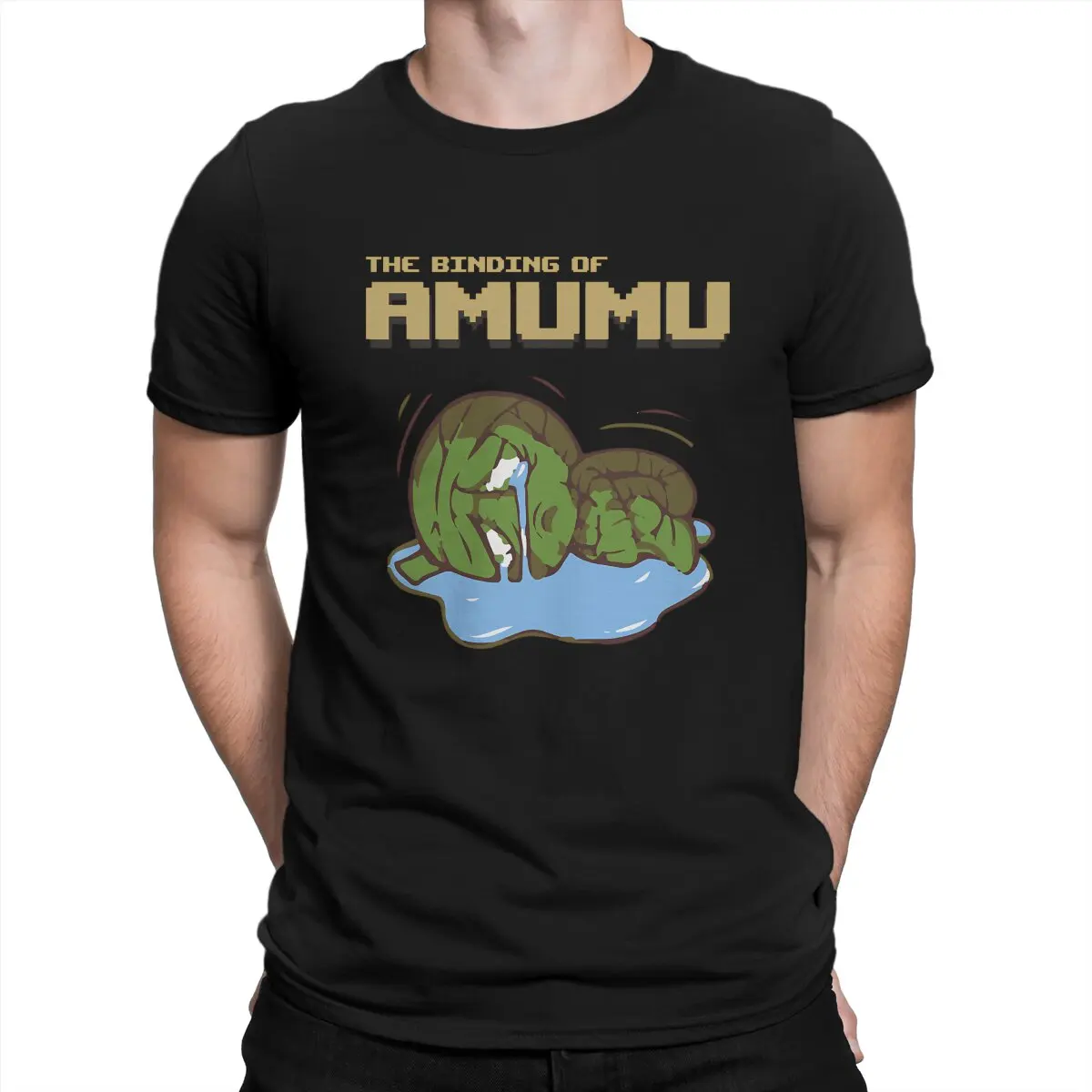 Amumu T-Shirts Men Arcane League Of Legends LOL Game Novelty Pure Cotton Tee Shirt O Neck Short Sleeve T Shirts Original Clothes