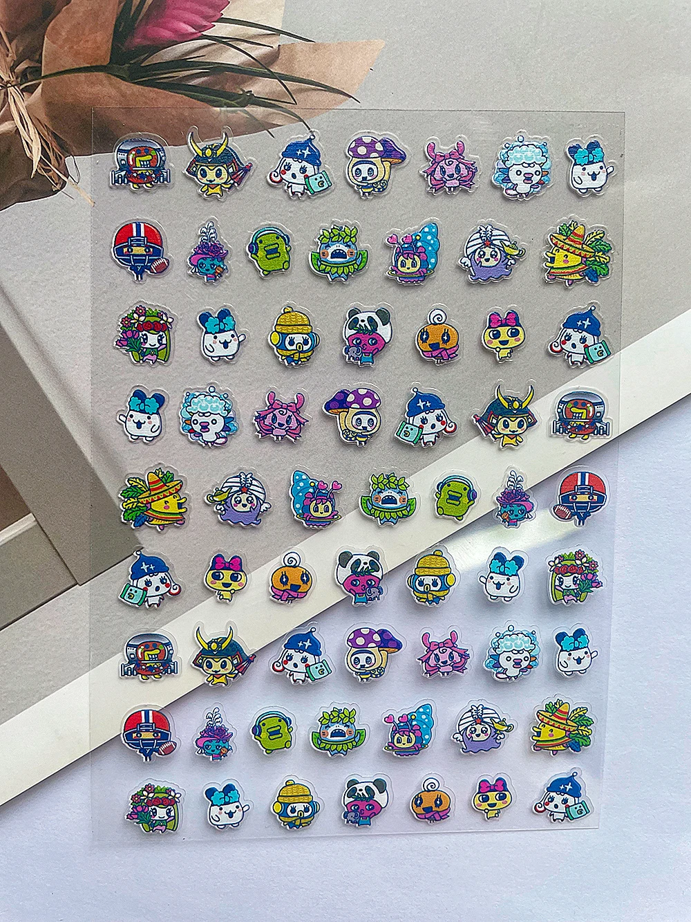 حقيبة سوبر ميني الكرتون لعبة أنماط ملصق Kawaii سانريو كورومي ملصق ذاتي اللصق مقاوم للماء علامات الأمتعة مسمار ملصق