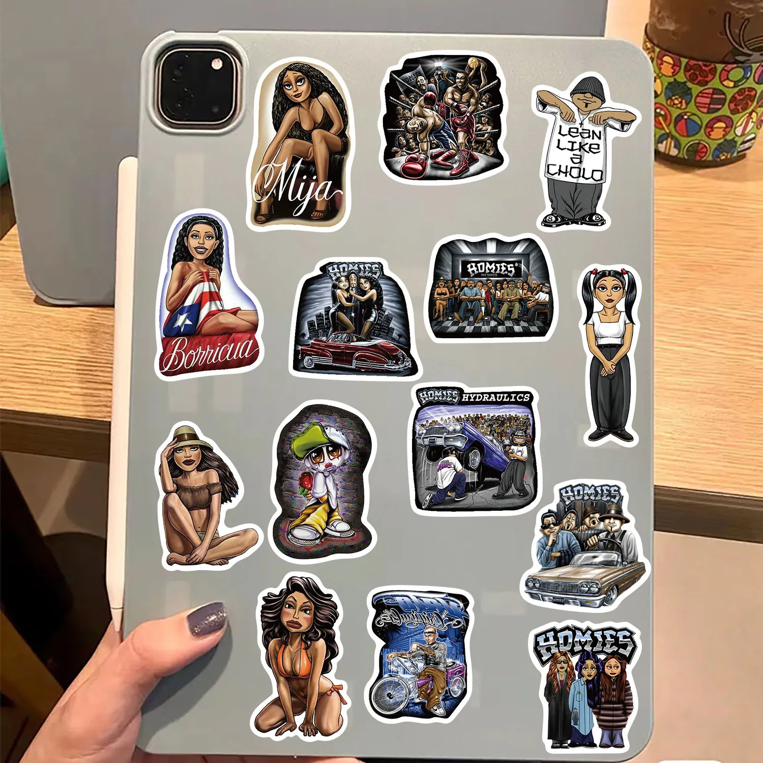 10/30/50 pçs casas criativo pet graffiti adesivo para mala skate portátil bagagem telefone estilo diy decalque pegatina ﻿