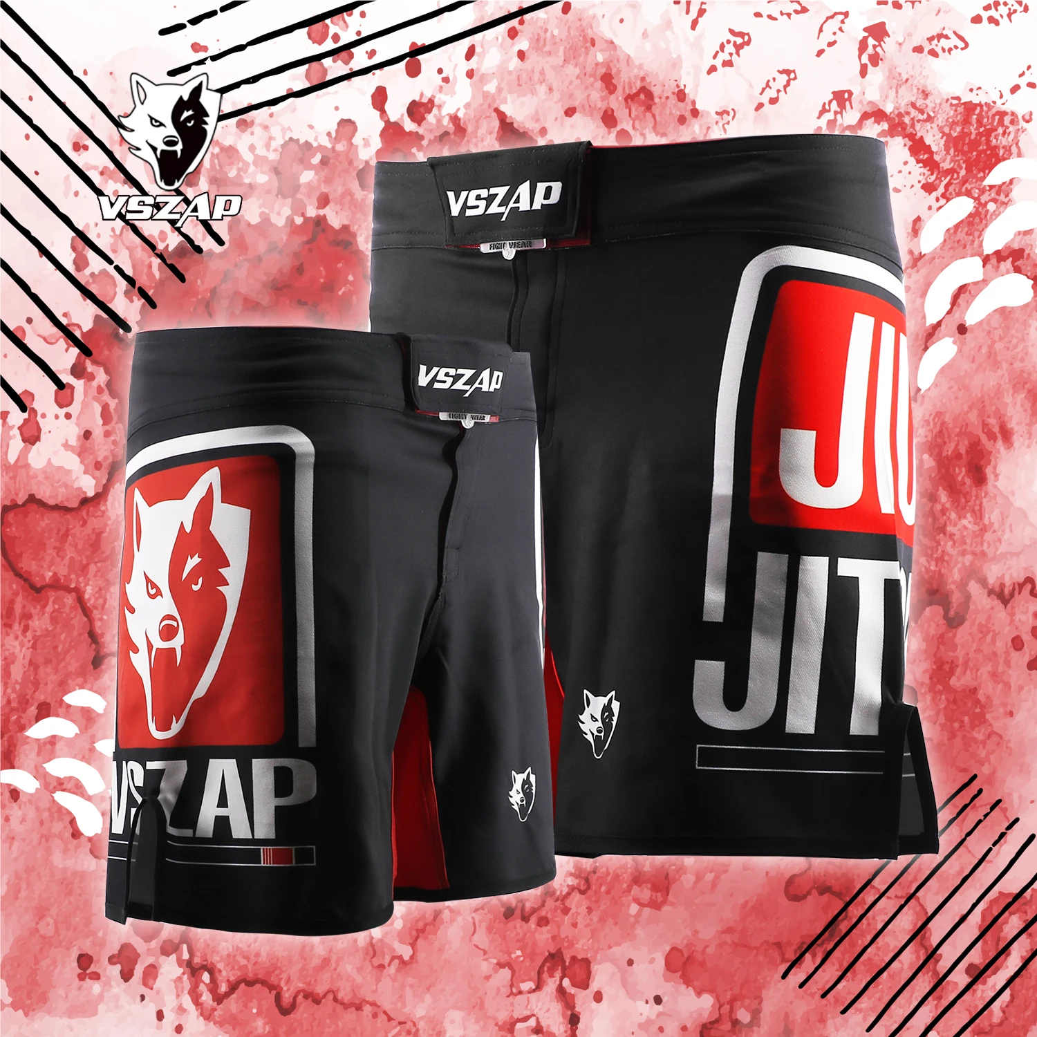 VSZAP Boxing Kickboxing MMA Comprehensive Training Martial Arts, Muay Thai Men's shorts