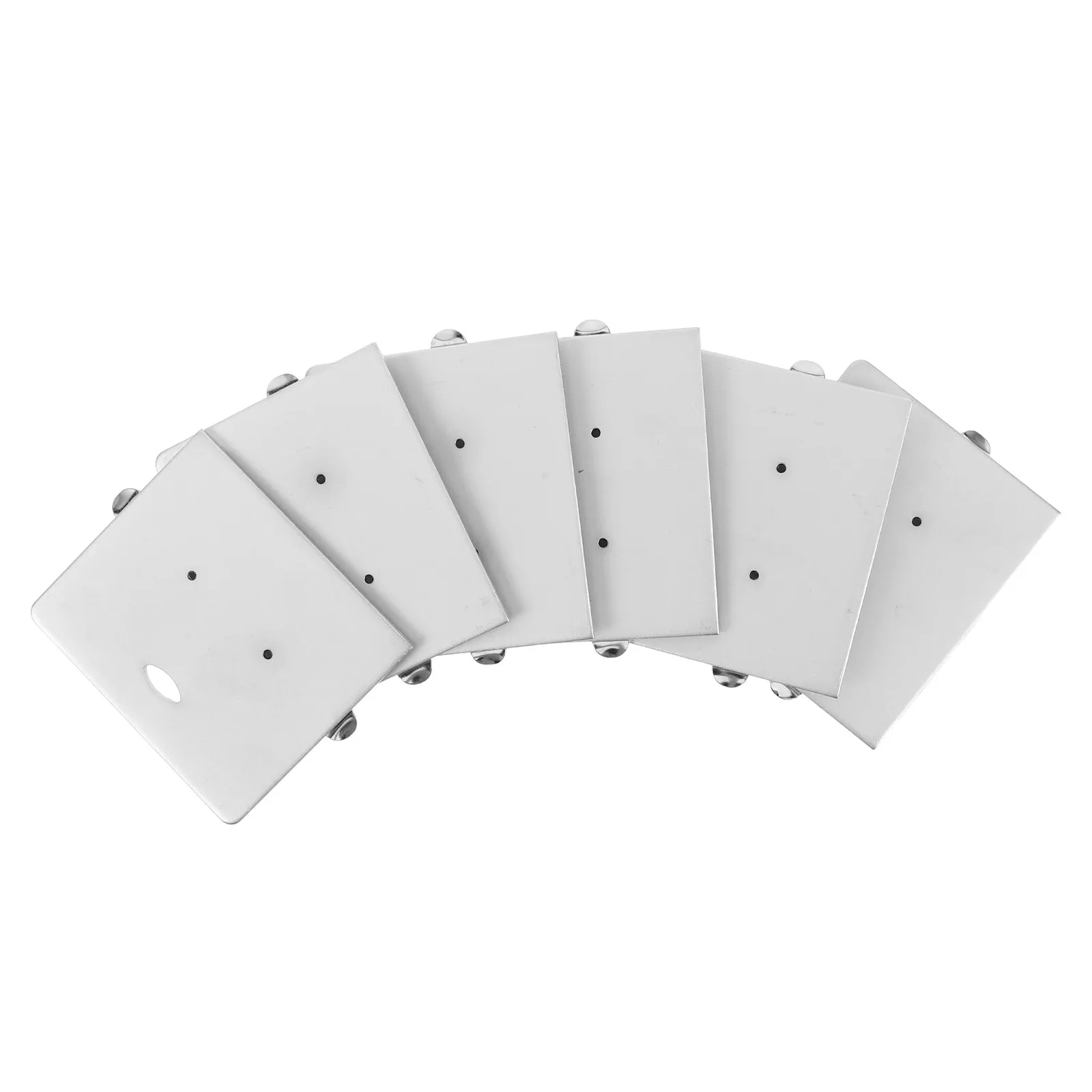 

6Pcs Industrial Sewing Machine Slide Plate Heavy Duty Steel Bottom Throat Plate for Flatbed Machines Denim Jacket Bag Sewing