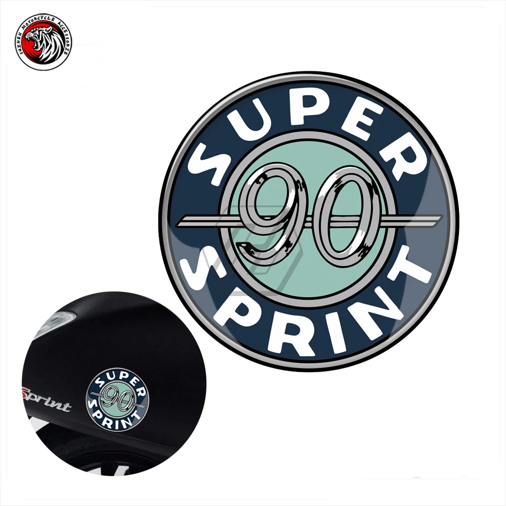 3D Resin Scooter Sticker Fit for Vespa Super Sprint 50/150 90 Decals