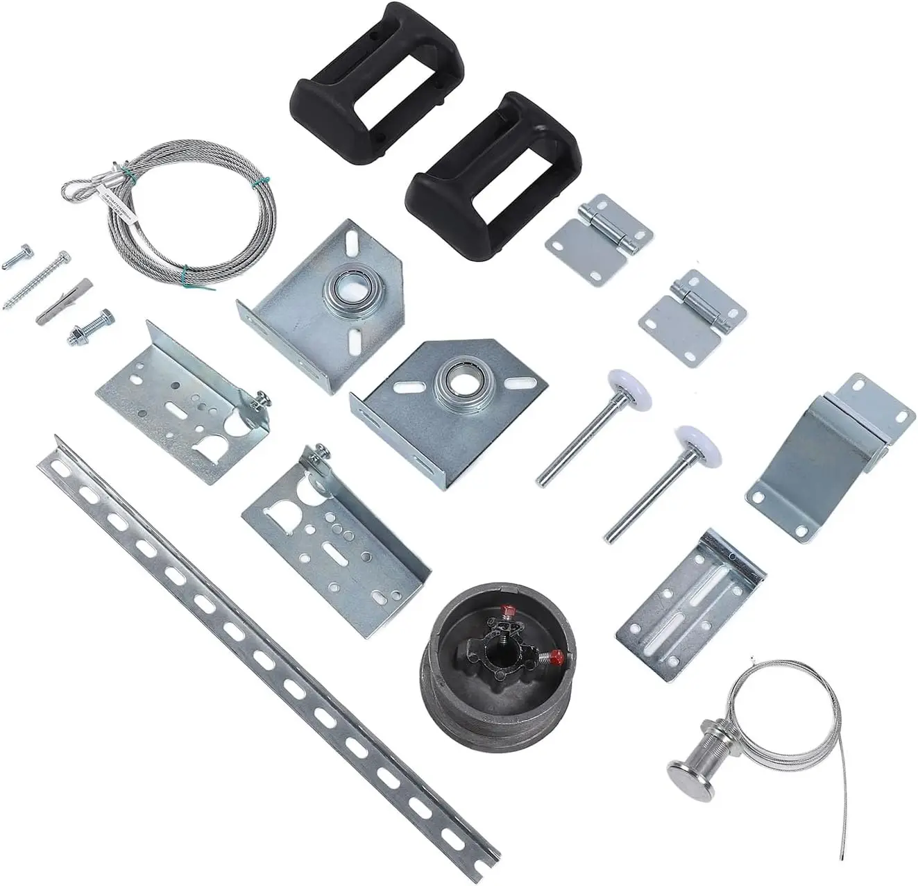 Garage Door Tune Up Kit Stainless Steel Enhanced Performance Set For Quieter Doors Universal Fit