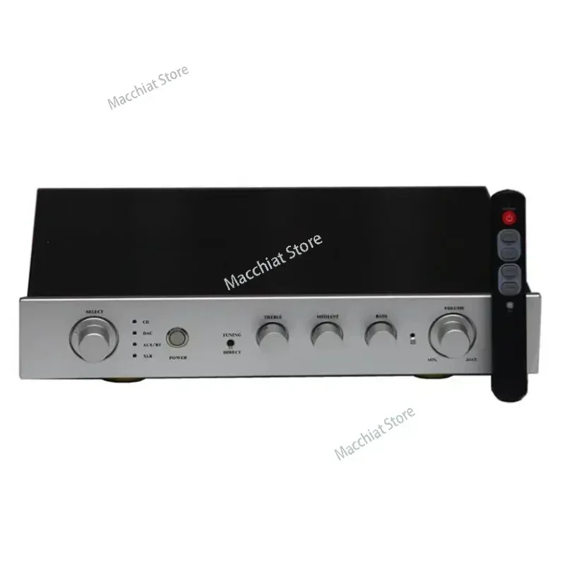 E300 Preamplifier HiFi High, Medium And Low Tone Pre-Bile Balance Remote Control 5.1 (THD) ≤0.001% ( 1KHz )