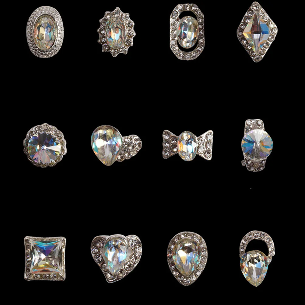 

1Pack Nail Art Decoration Alloy Nail Patches Rhinestones for DIY Manicure Accessories Natural Artificial Nails