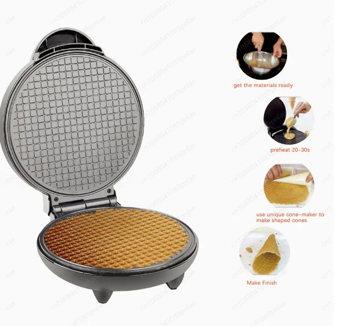 Home breakfast egg roll machine pancake spring roll ice cream crust electric baking pan roll integrated