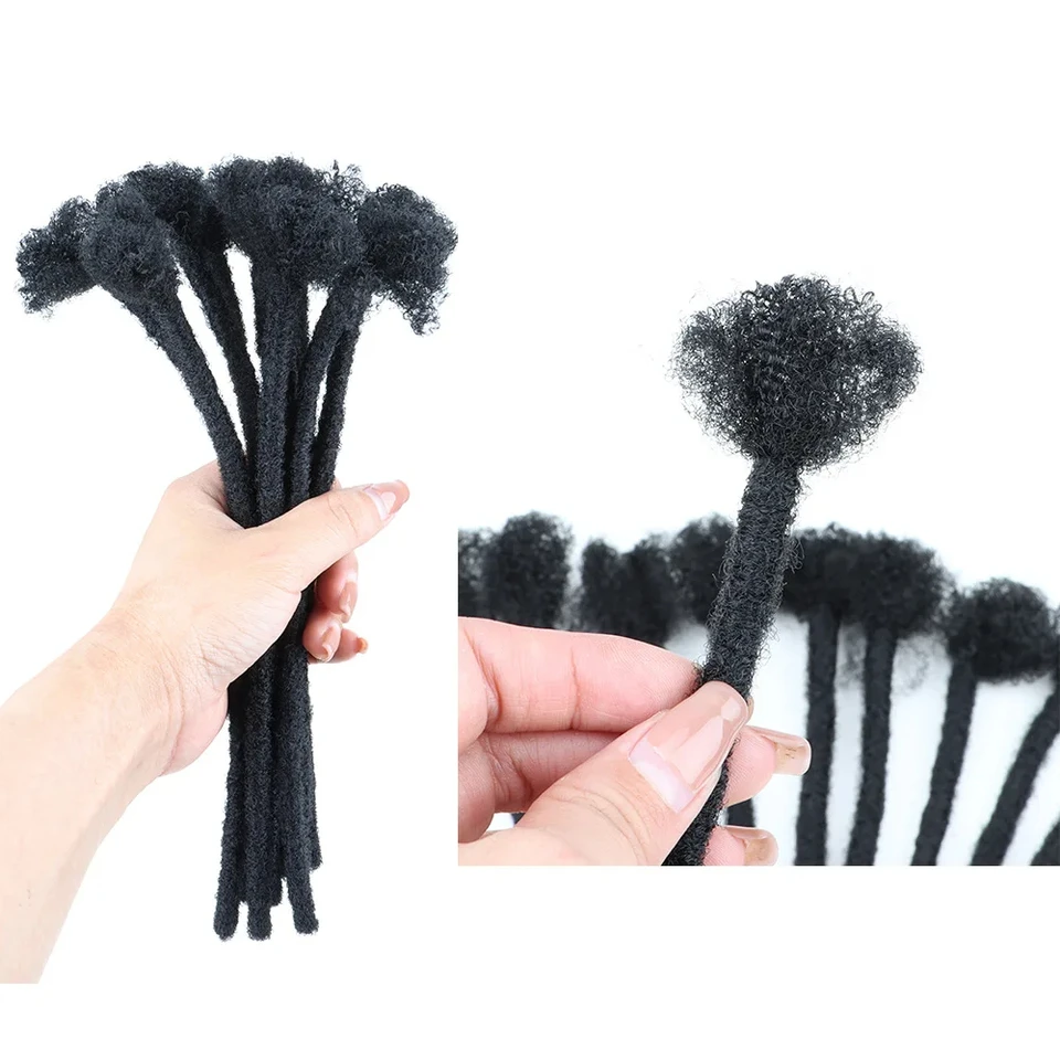 Extensiones de rastas sintéticas de 8 pulgadas, 10 hebras, para crochet, estilo hip-hop, cabello natural para trenzar 5