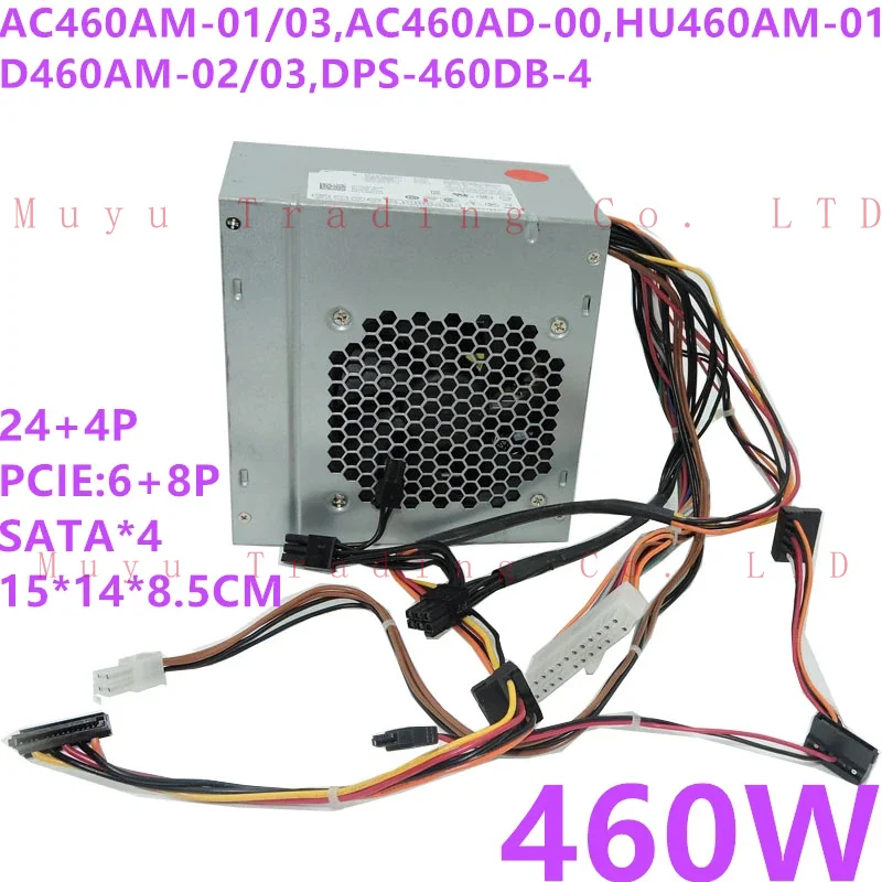 New Original PSU For Dell T3630 5680 R7 R6 R5 460W Power Supply AC460AM-01 AC460AM-03 DPS-460DB-4 A/15 A AC460EGM-01 AC460EM-01