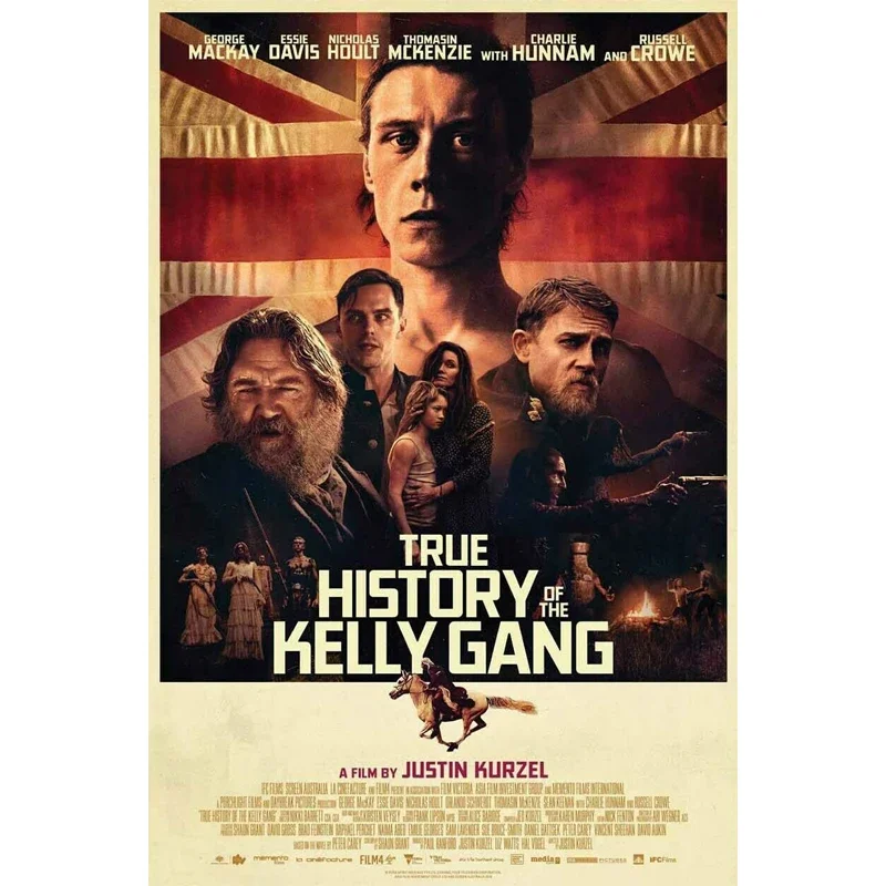 D0616 True History of the Kelly Gang Movie Silk Fabric Poster Art Decor Indoor Painting Gift