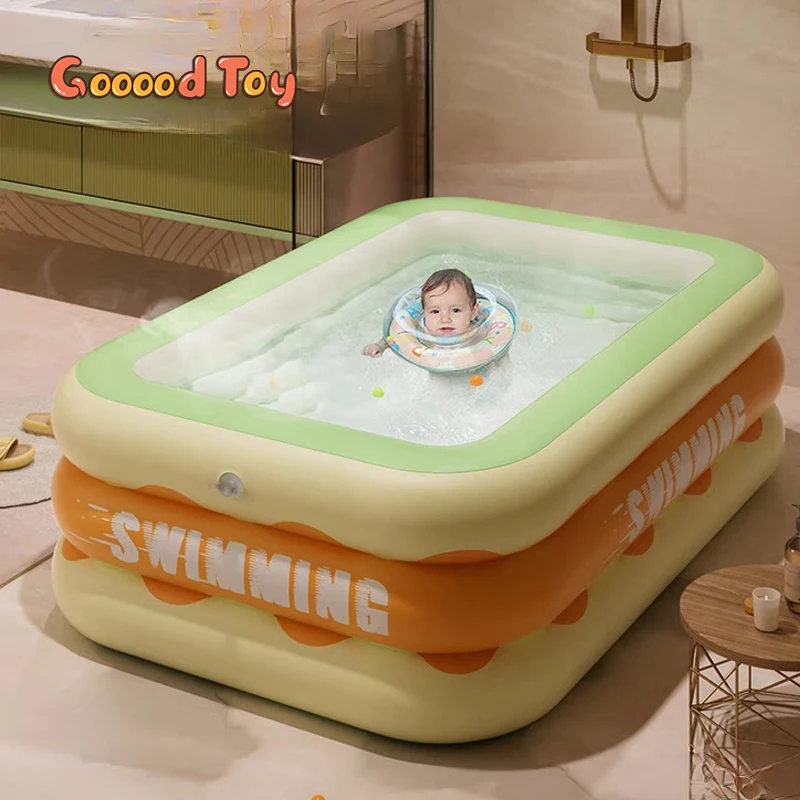 1.3M Inflatable Pools Baby Swimming Pool Bath Toys Water Amusement for Children Framed Summer Outdoor Games Toy Kids Boys Girl