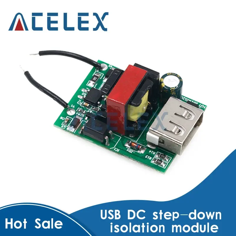 USB DC Step Down Module Isolated Power Supply Buck Converter Stabilizer 12V 24V 36V 48V 72V to 5V 1A