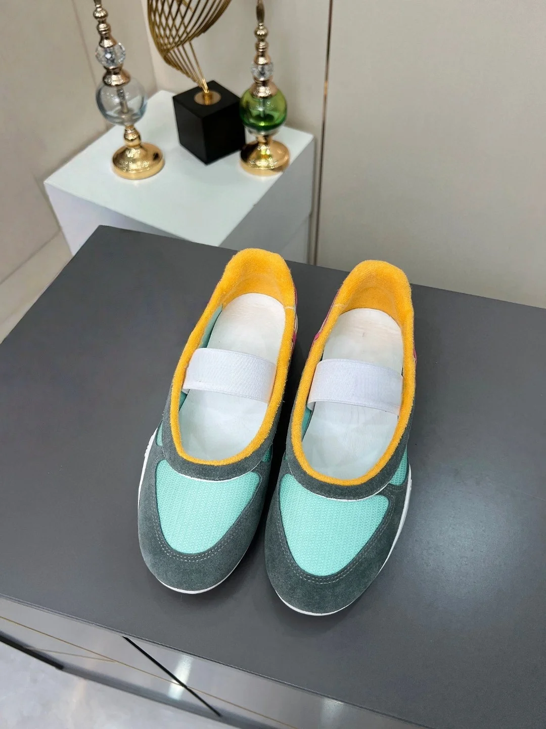 New Summer Women's Training Shoes British Style Athletic Flat Shoes Wide Velcro Casual Mary Jane Shoes Versatile and Breathable view 2