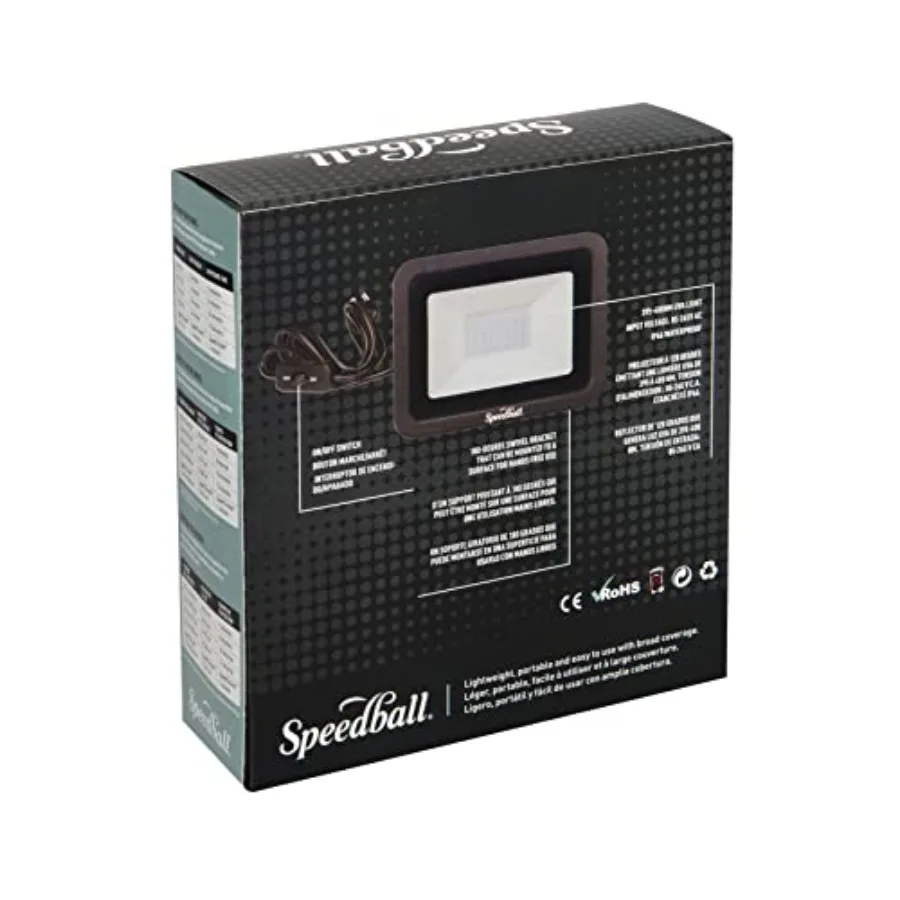 Speedball 30W LED UV Exposure Lamp - Professional Screen Printing Light with 180° Swivel Mount - 395-400nm UV-A for Photo Emuls view 5
