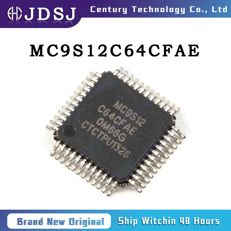 100% New MC9S12C64CFAE MC9S12C64 9S12C64 QFP48 Chip